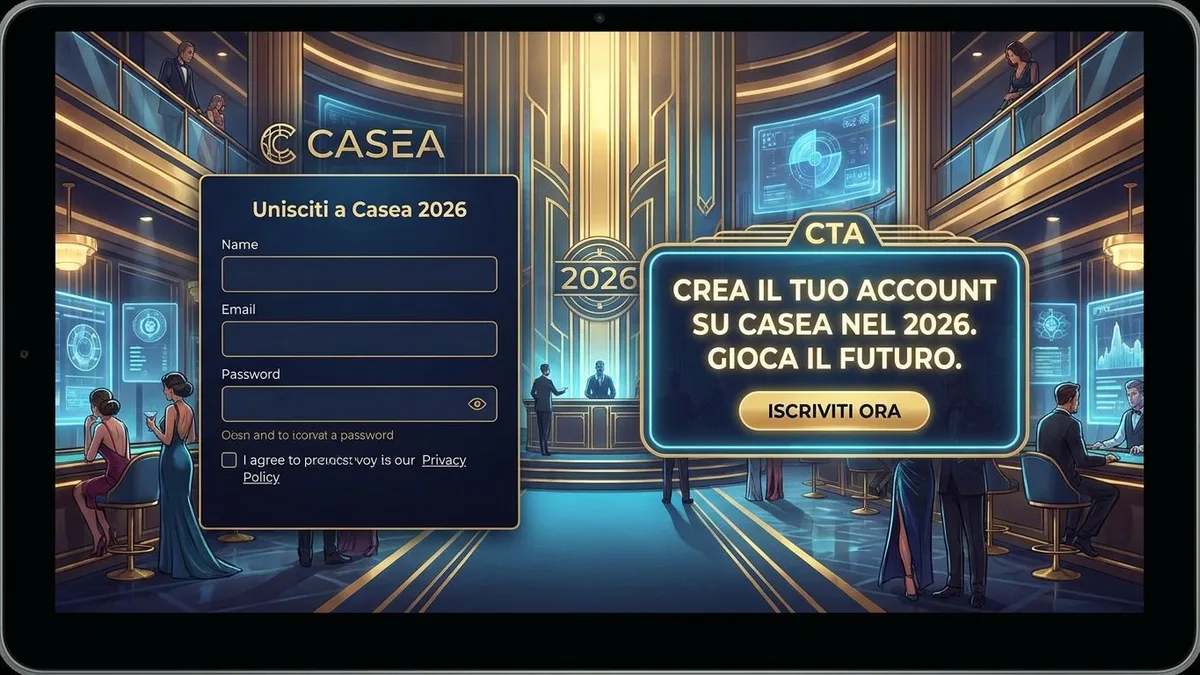 Registrazione con bonus